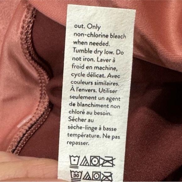 Spanx Faux Suede Rich Rose Leggings Size Large Tall Women - Picture 7 of 12